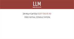Desktop Screenshot of llmlaw.co.uk